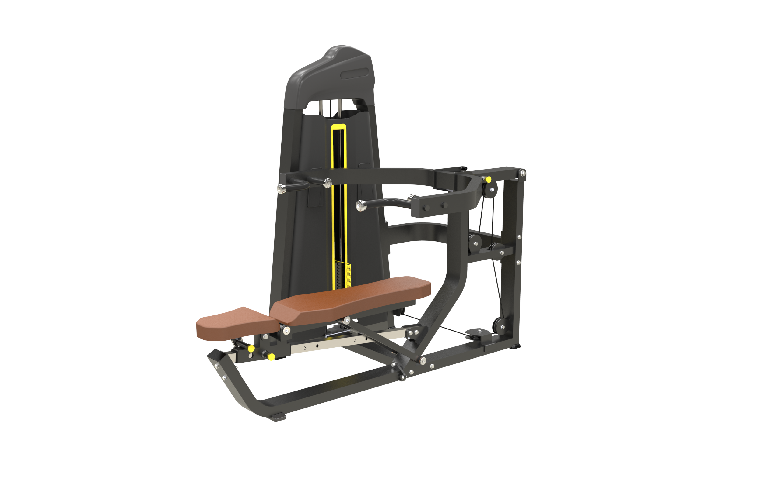 Sitzende Brustpresse und Schultermaschine: Eine Anleitung zum Brust- und Schultertraining