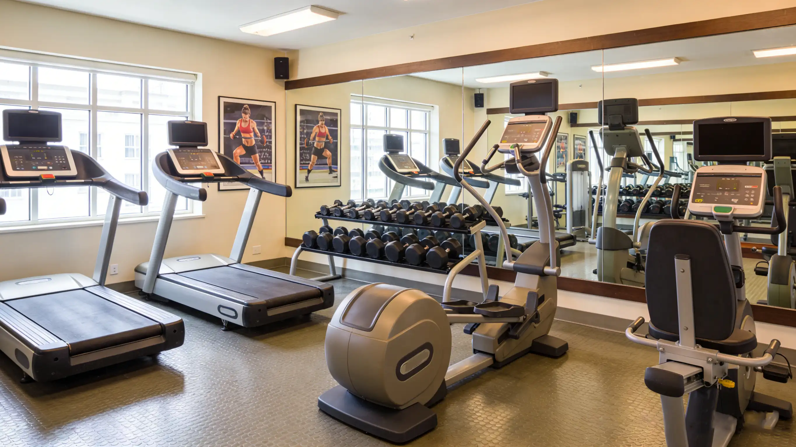 Wie rüste ich Firmen-Fitnessstudios, Home-Gyms und Fitnessstudios unter 100 Quadratmetern aus?
