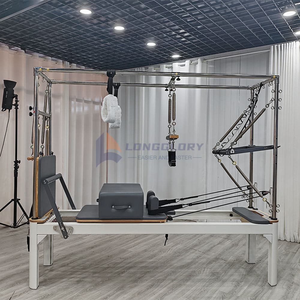 Drei-in-eins-Pilates-Cadillac-Reformer aus Aluminium