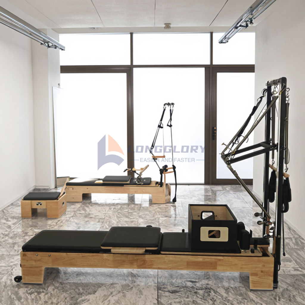 Eichenholz Pilates -Maschine mit Turm