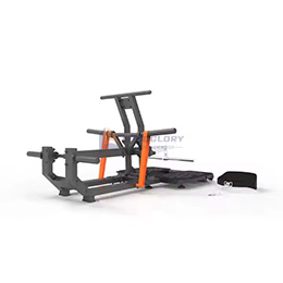 Stahl -Squat -Trainerplatte geladene Hüftmaschine